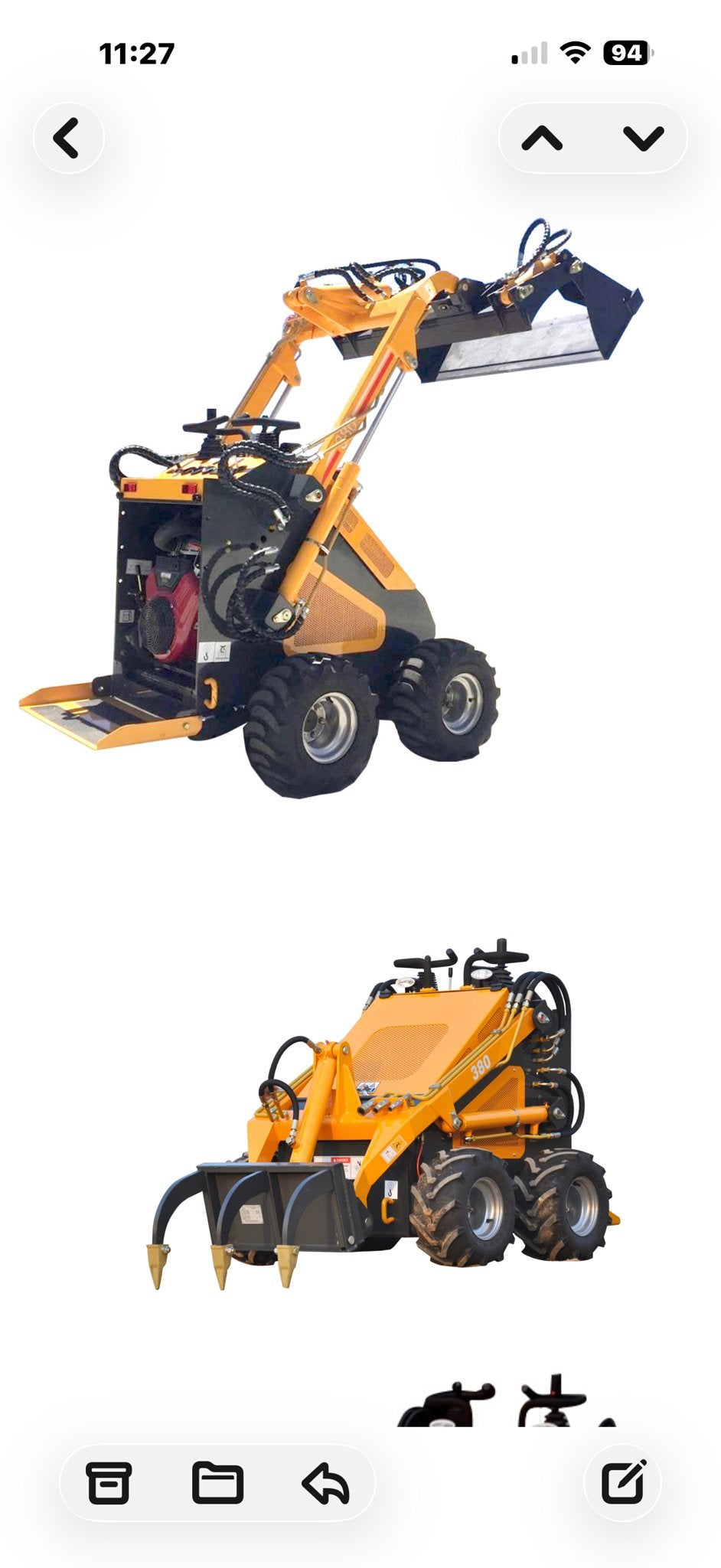 Compacte Wiellader / Shovel - Ideaal voor kleine klussen, Ophalen, Wiellader of Shovel