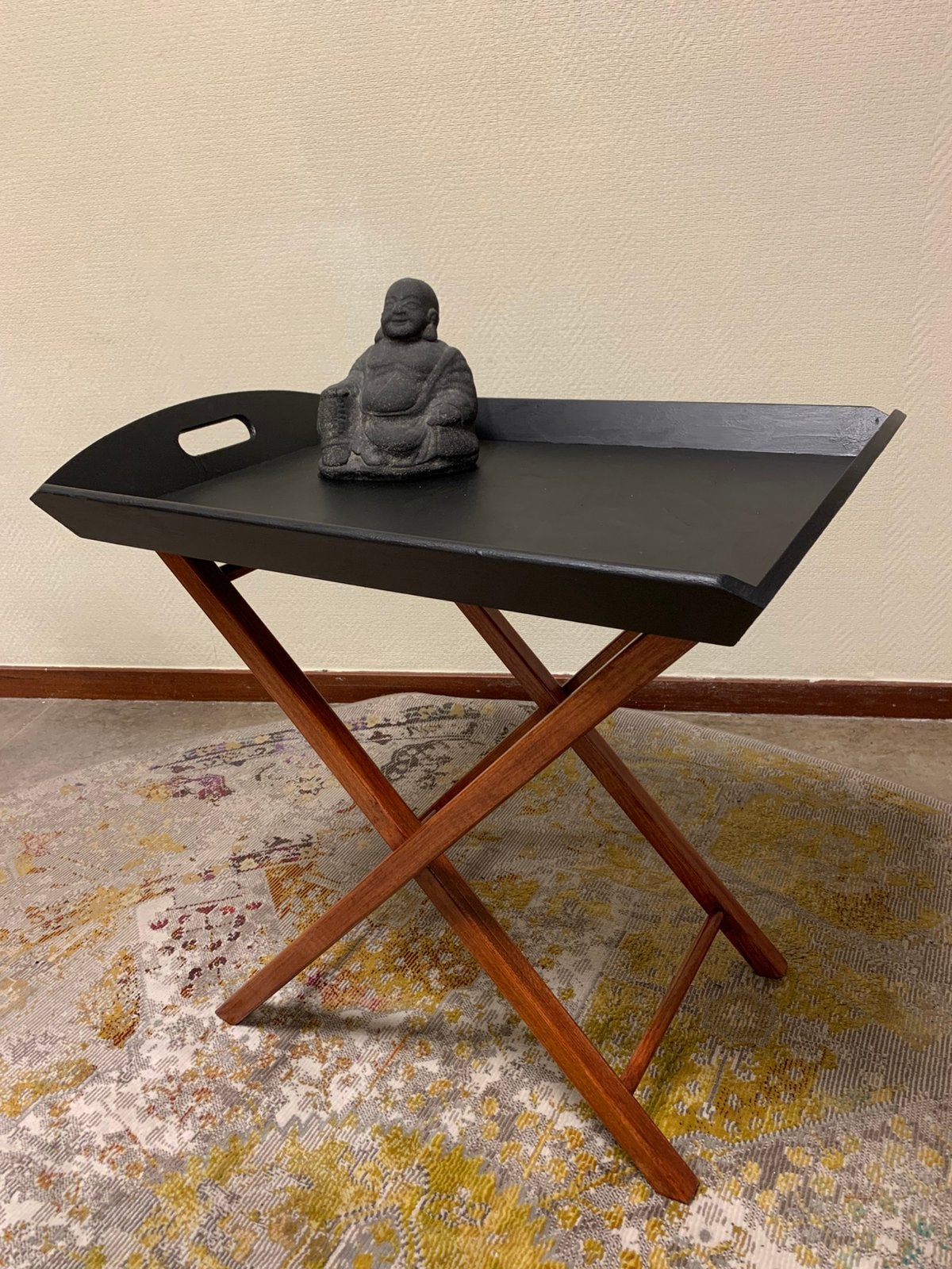 Dienblad uitklapbaar, leuk als sitetable!, Huis en Inrichting, Tafels | Sidetables, Ophalen, 50 tot 100 cm, Zo goed als nieuw