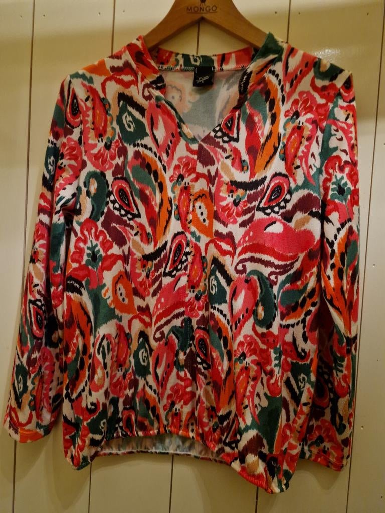 FOS SHIRT MAAT S, Kleding | Dames, Ophalen of Verzenden, Zo goed als nieuw, Maat 38/40 (M), Korte mouw