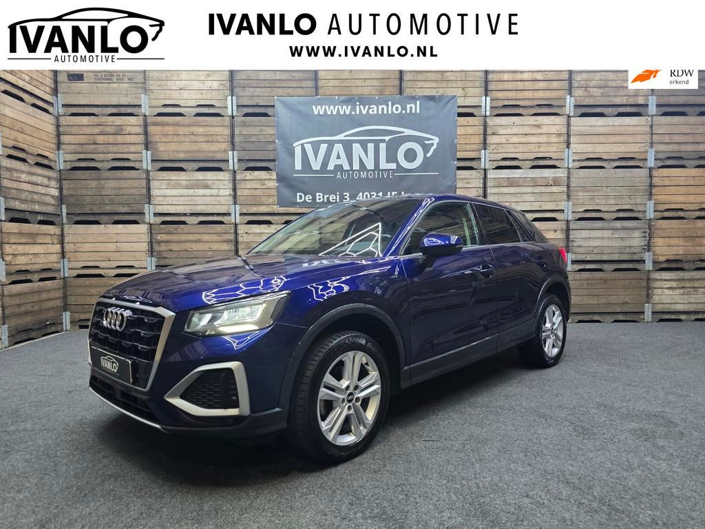 Audi Q2 35 TFSI Advanced edition Sport Navi Clima Cruise Cam, Auto's, Stof, 4 cilinders, 150 pk, Blauw