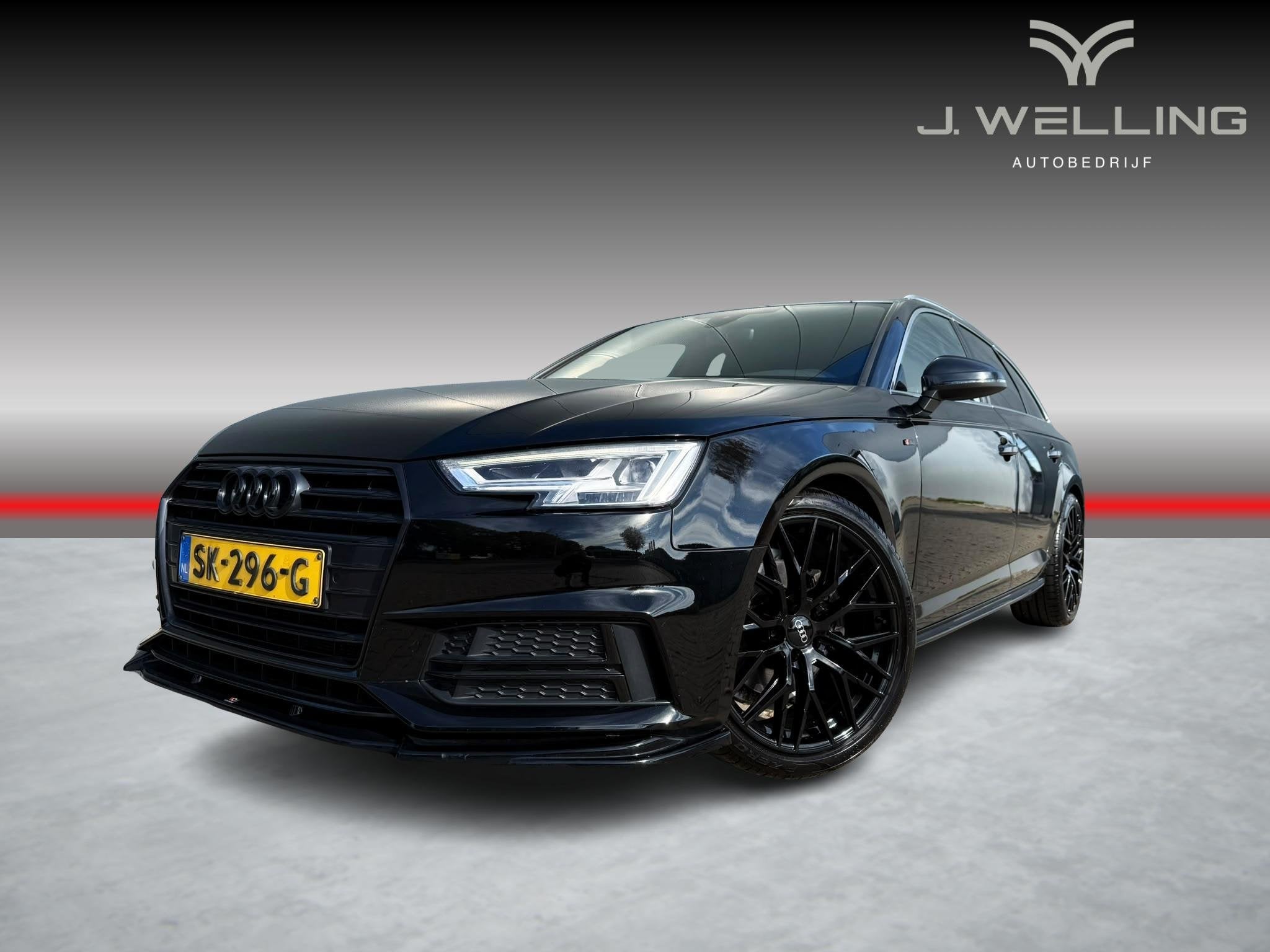 Audi A4 Avant 1.4 TFSI Sport S line edition navi / 19 inch l, Auto's, Gebruikt, 4 cilinders, 150 pk, Zwart
