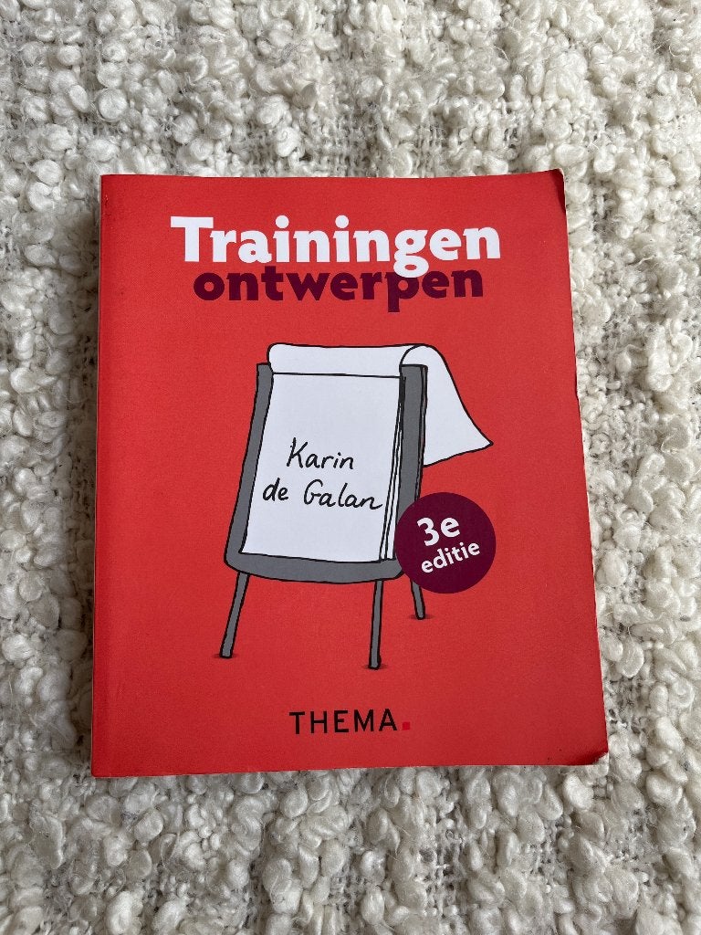 Trainingen ontwerpen, Boeken, Advies, Hulp en Training, Ophalen of Verzenden, Zo goed als nieuw, Karin de Galan