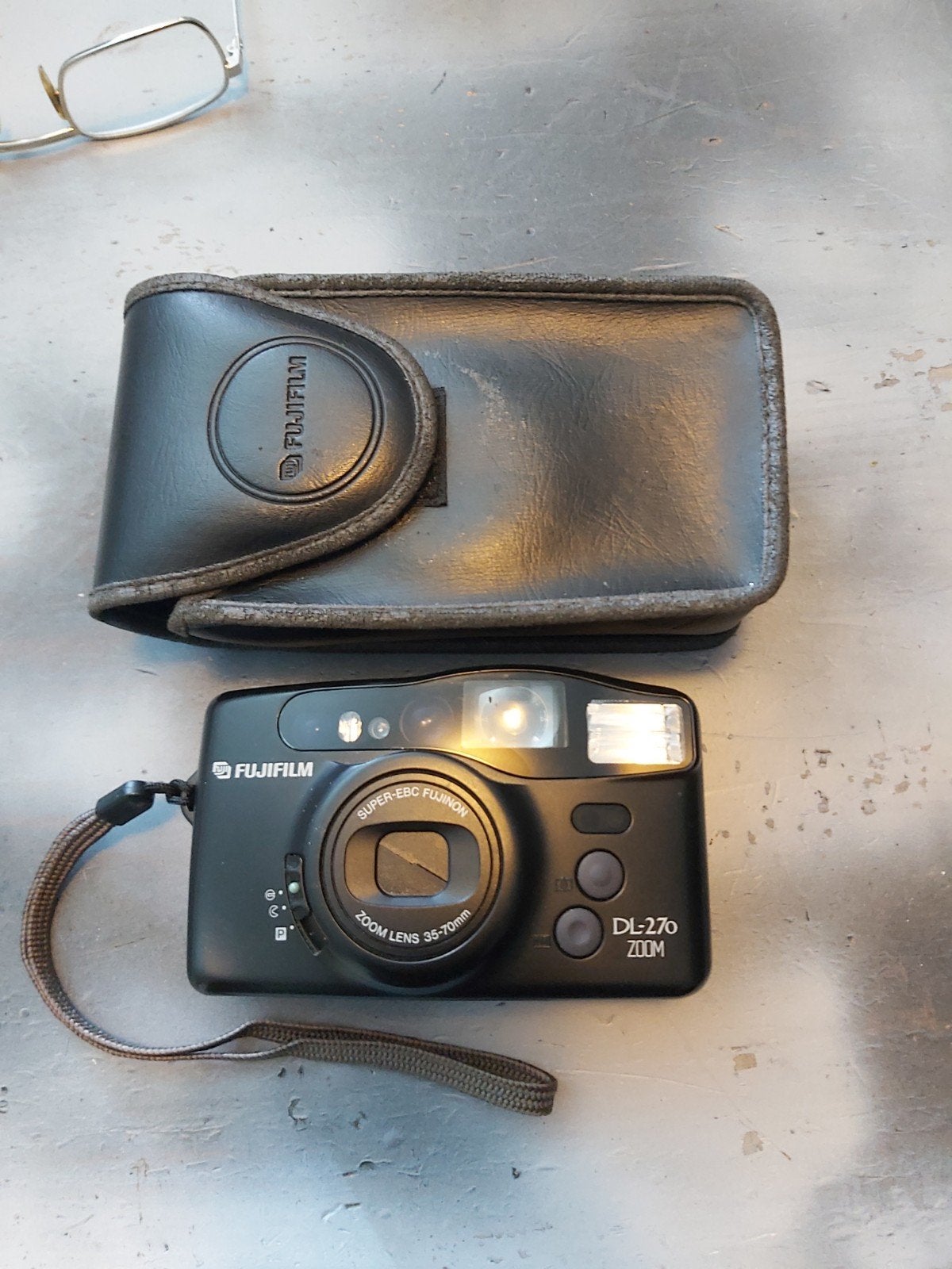 Fujifilm DL-270 Zoom Compact Camera met Hoesje, Audio, Tv en Foto, Fotocamera's Analoog, Ophalen of Verzenden, Gebruikt, Compact