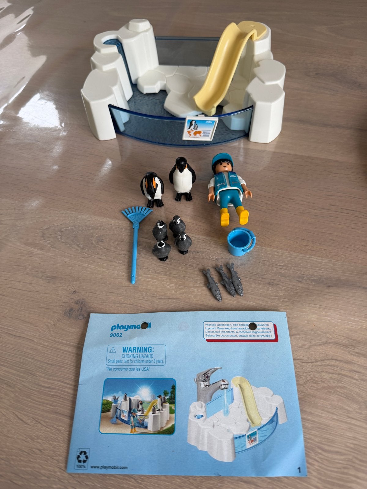 Playmobil 9062 Pinguïnverblijf - Compleet op 1 visje na, Kinderen en Baby's, Speelgoed | Playmobil, Ophalen of Verzenden, Gebruikt