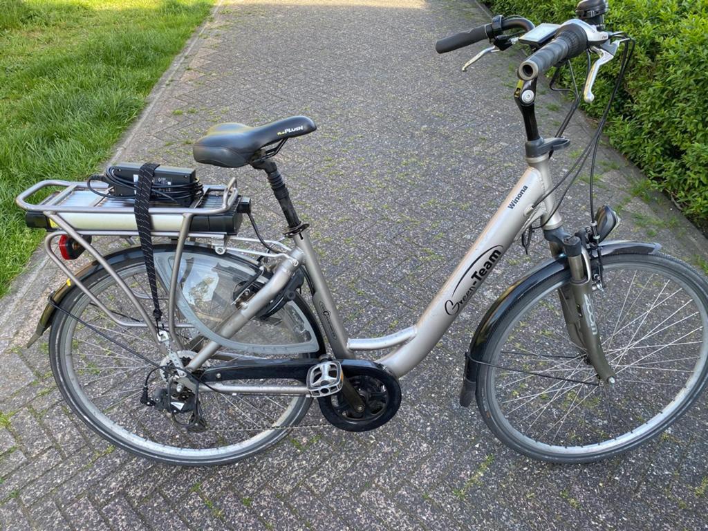 Green-Team Winona E-bike met middenmotor, Fietsen en Brommers, Elektrische fietsen, Zo goed als nieuw, Overige merken, 47 tot 51 cm