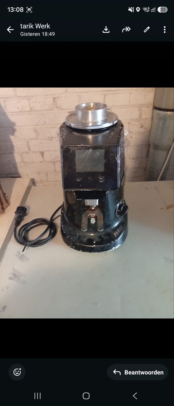 Professionele Koffiemolen - F64 EVO, Witgoed en Apparatuur, Koffiezetapparaten, Gebruikt, Overige modellen, 10 kopjes of meer