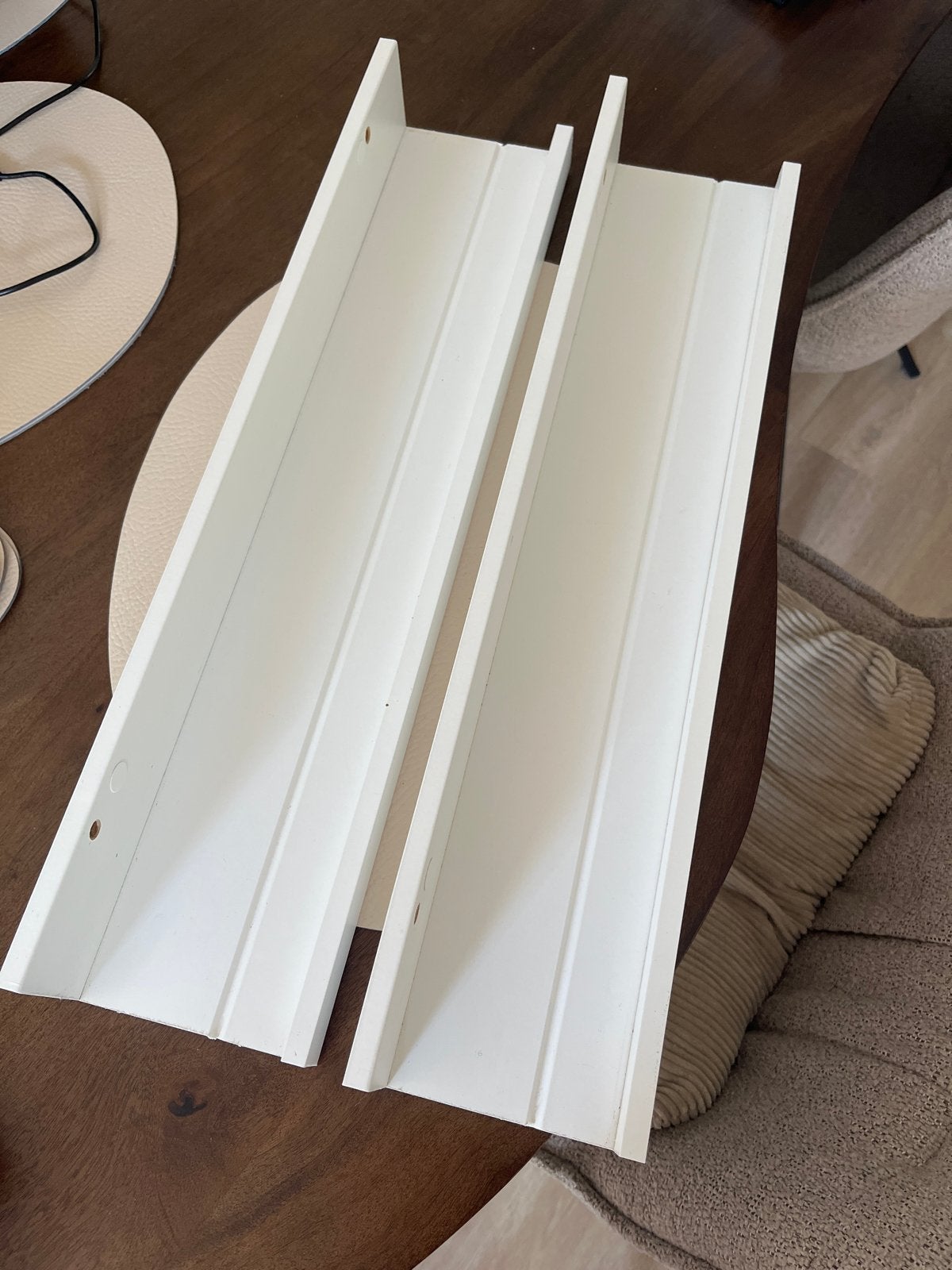 2x IKEA plankje wit 55cm, Ophalen, Gebruikt