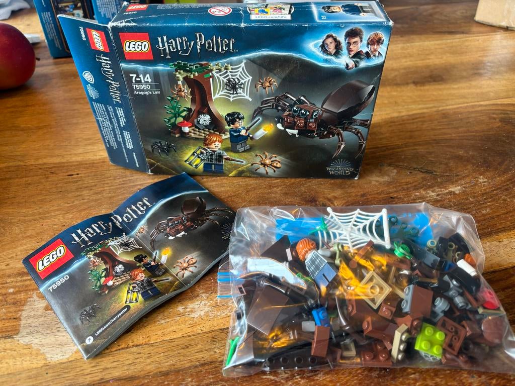 LEGO Harry Potter 75950 Aragog's Lair, Gebruikt, Lego, Harry Potter, Ophalen of Verzenden