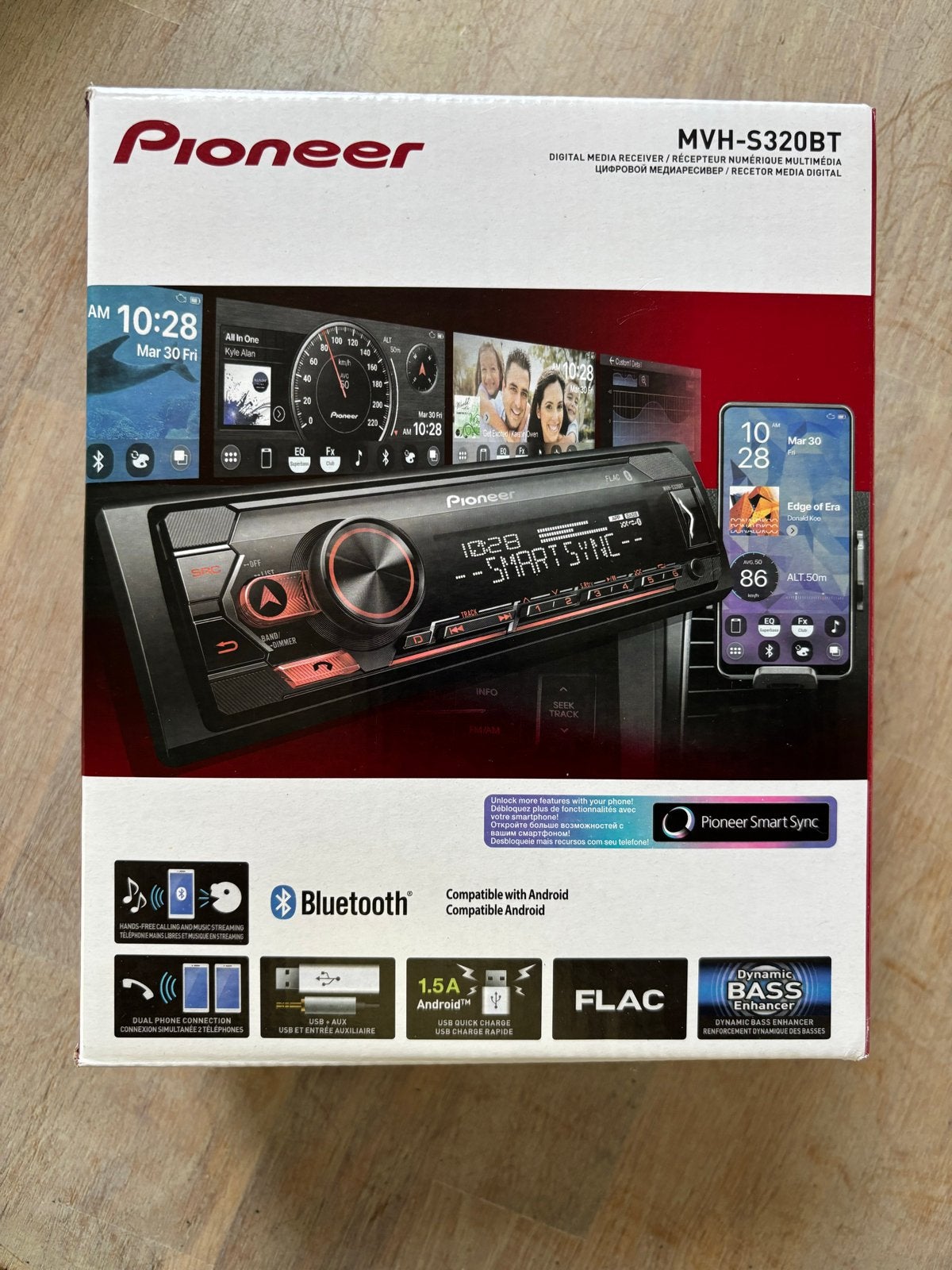 Pioneer MVH-S320BT Autoradio - Nieuw in doos, Ophalen of Verzenden, Nieuw