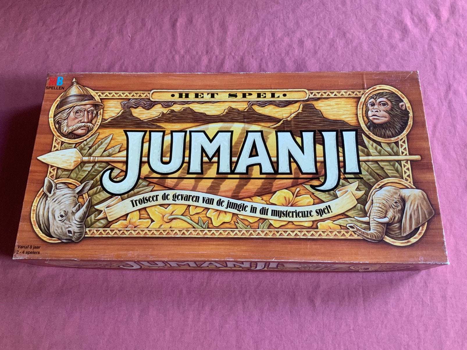 Jumanji, Hobby en Vrije tijd, Een of twee spelers, Ophalen of Verzenden, Gebruikt, MB Spellen