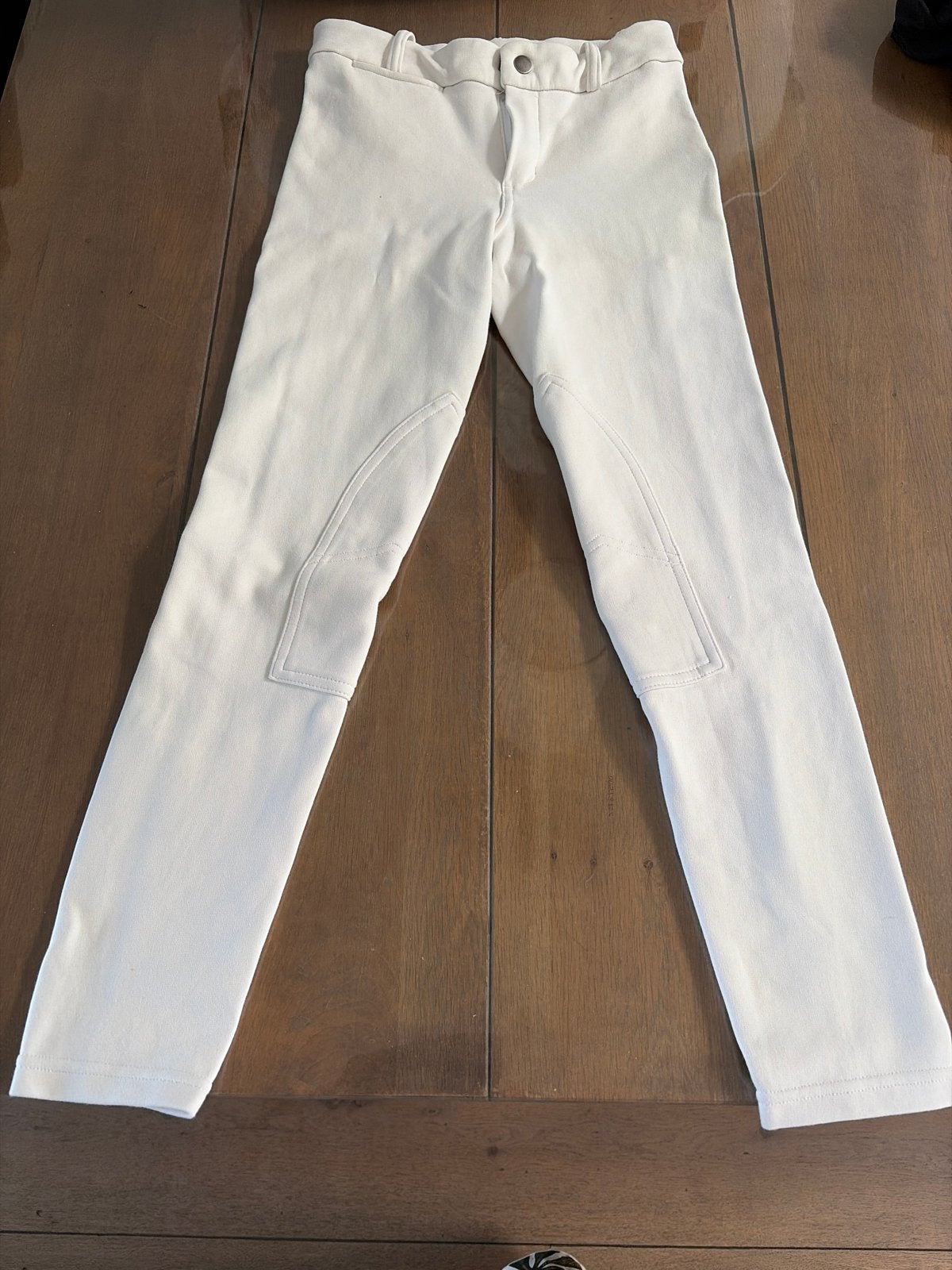 Zeer nette witte rijbroek, Dieren en Toebehoren, Paardrijkleding, Ophalen of Verzenden, Zo goed als nieuw, Dressuur, Onderkleding