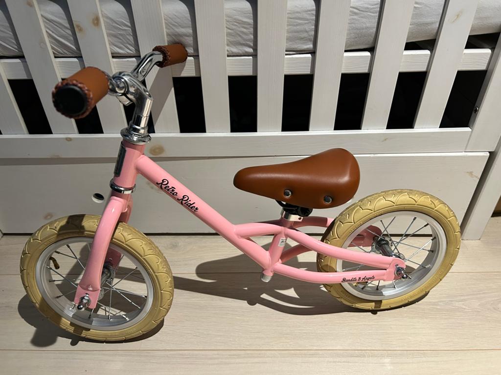 Loopfiets Bandits & Angels Roze, Fietsen en Brommers, Fietsen | Kinderfietsjes, Minder dan 16 inch, Ophalen