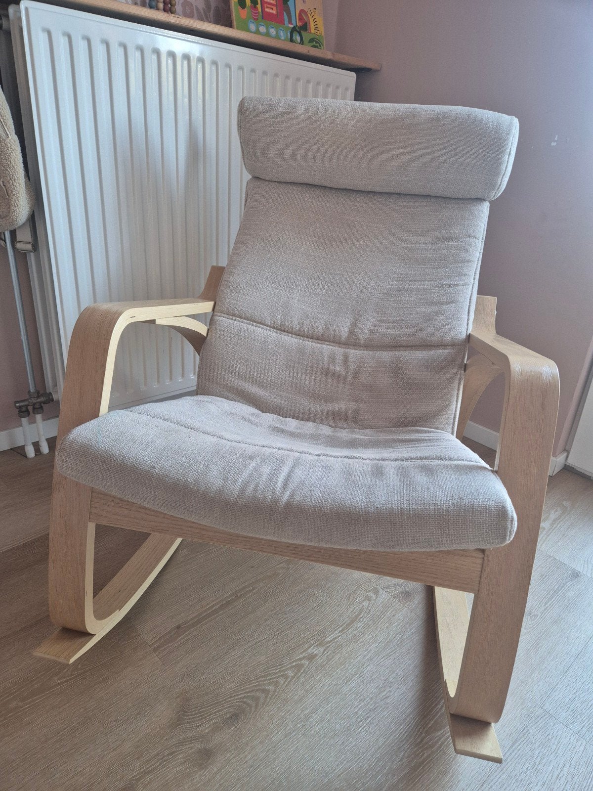 Ikea Poang schommelstoel, Huis en Inrichting, Fauteuils, Ophalen, Zo goed als nieuw, 50 tot 75 cm