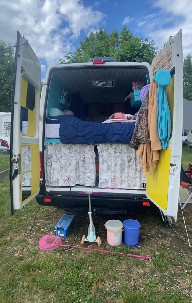 Buscamper Volkswagen LT “Ariël”, Caravans en Kamperen, Campers, Buscamper of Camperbus, Airbags, Volkswagen, Particulier