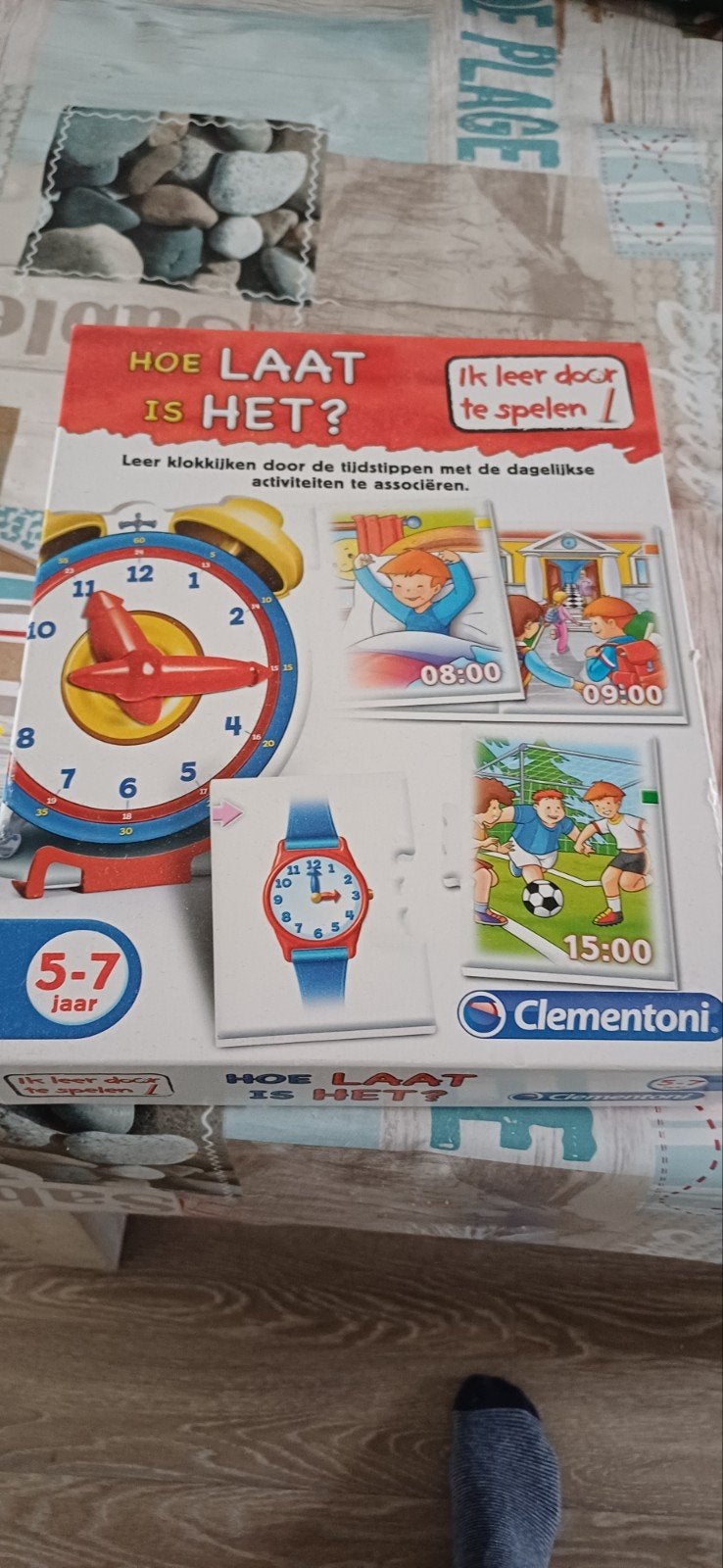 Clementoni Hoe Laat Is Het? Leer Klokkijken Spel, Ophalen of Verzenden, Gebruikt, Rekenen