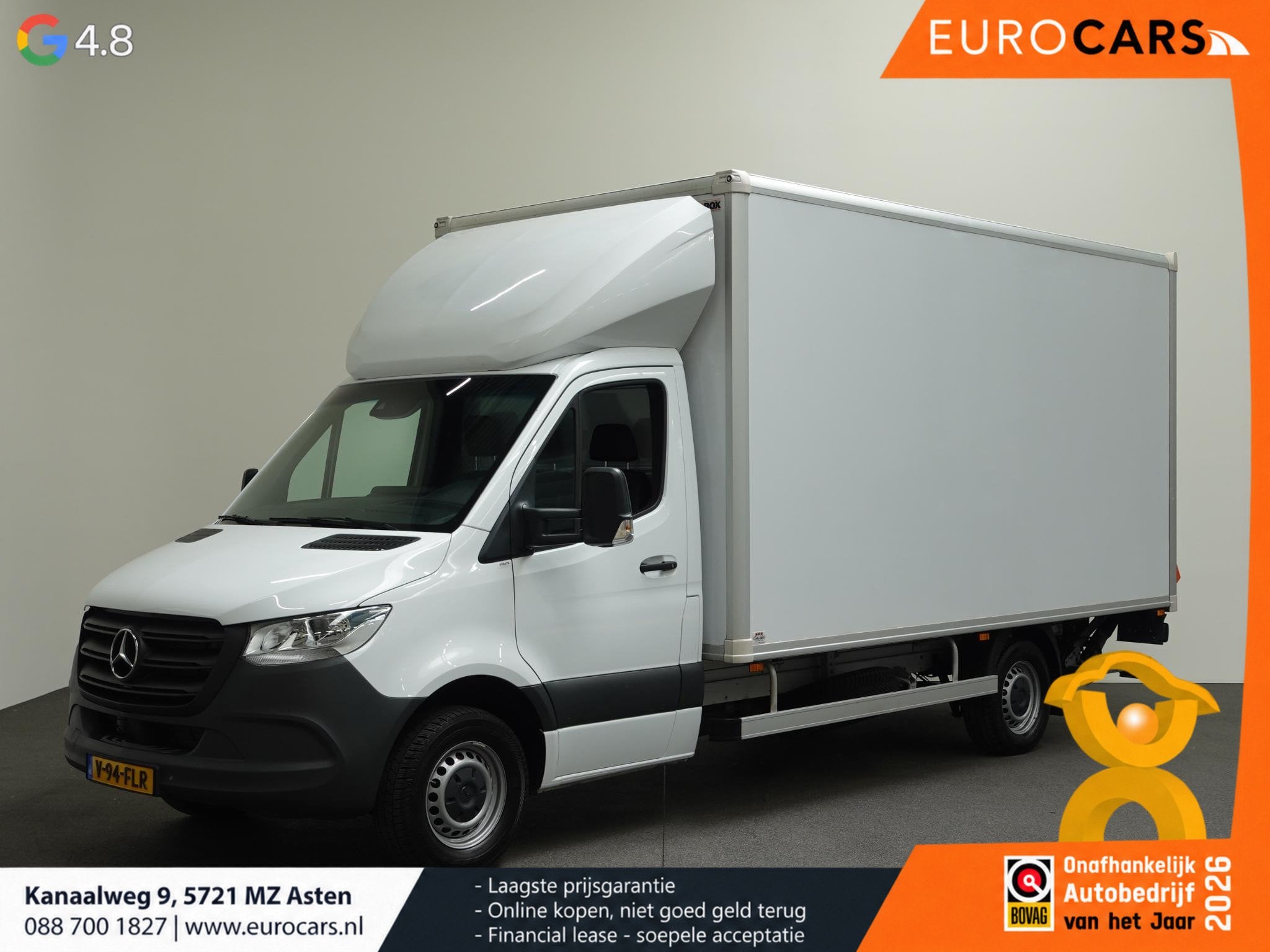Mercedes-Benz Sprinter 315 Automaat Bakwagen Laadklep Meubel, Auto's, Gebruikt, Euro 6, 4 cilinders, 150 pk