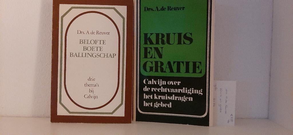 2 boeken van drs. A. de Reuver, Boeken, Ophalen of Verzenden, Gelezen, Christendom | Protestants