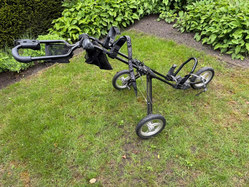 Caddie Golfkar - Opvouwbaar en Compact, Sport en Fitness, Golf, Ophalen, Gebruikt, Golfkar, Overige merken