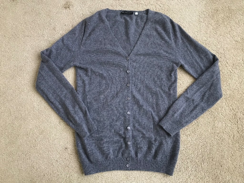 C&A Pure Cashmere Vest - Maat XS, Verzenden, Maat 34 (XS) of kleiner, Grijs, Gedragen