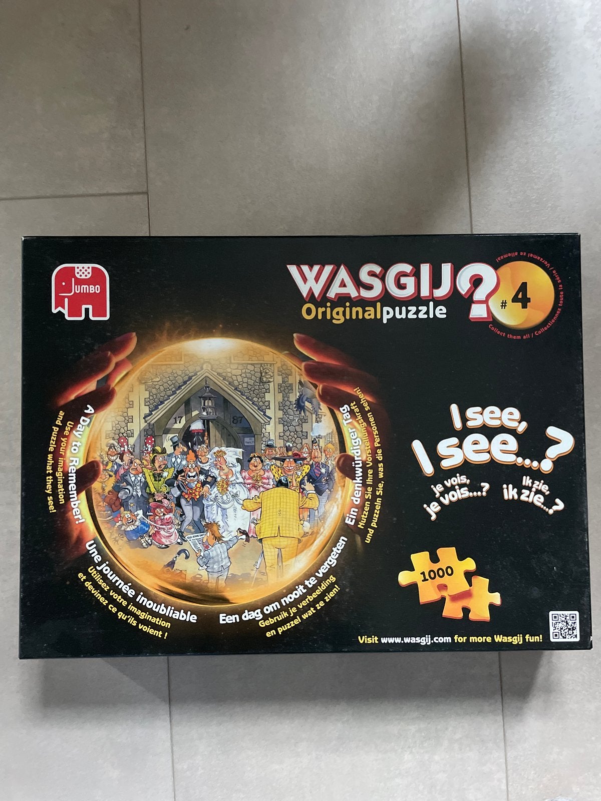 Wasgij Original Puzzel #4: Een dag om nooit te vergeten, Hobby en Vrije tijd, Denksport en Puzzels, Ophalen of Verzenden, 500 t/m 1500 stukjes