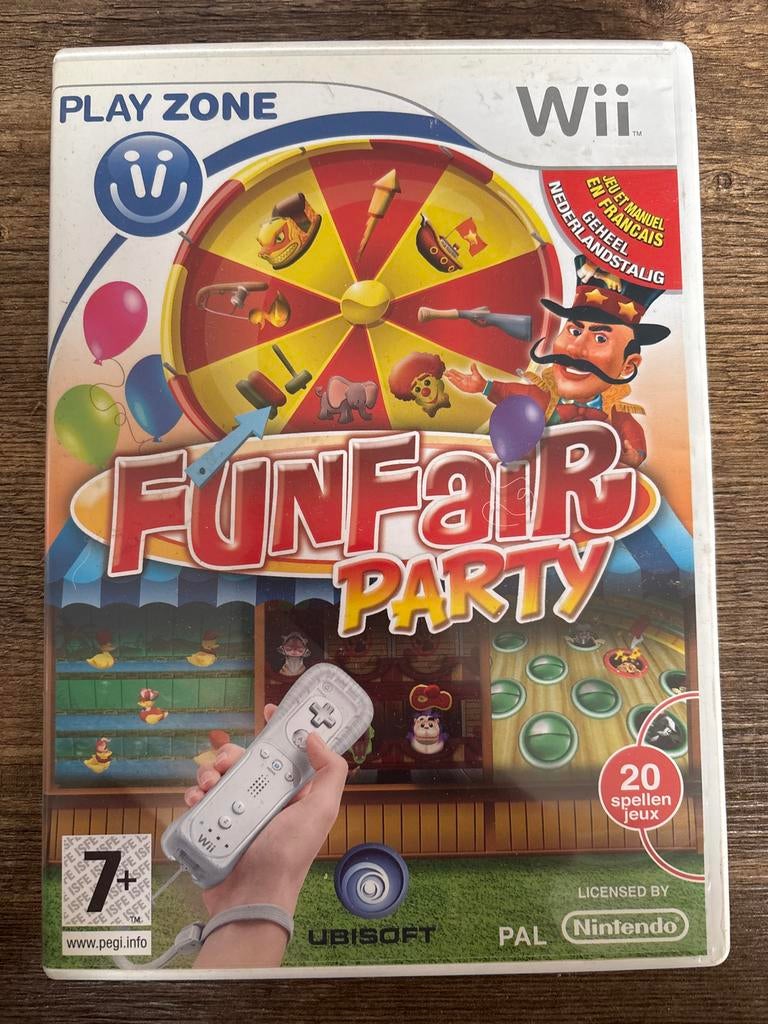 FunFair Party Wii - Leuke kermis mini-games voor jong en oud, Gebruikt, Overige genres, Eén computer, Ophalen of Verzenden