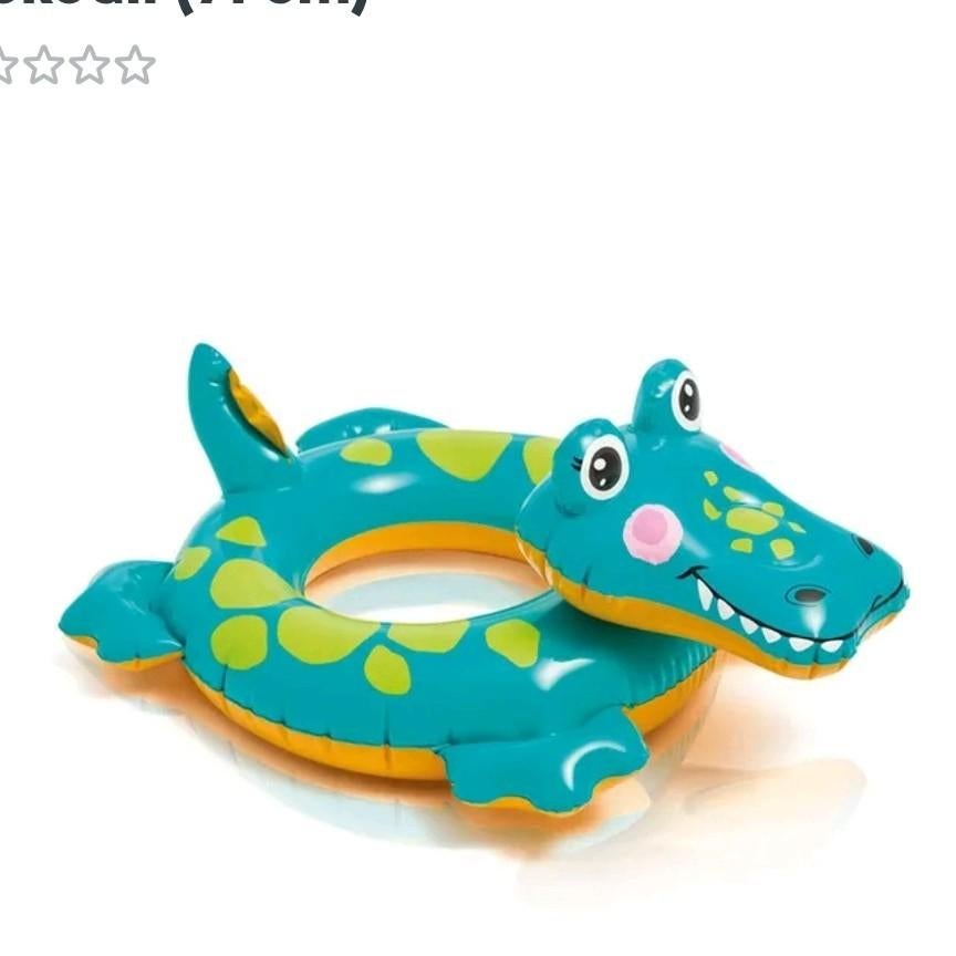 Intex opblaasbare zwemband krokodil (71 cm), Kinderen en Baby's, Speelgoed | Buiten | Opblaasfiguren, Nieuw, Ophalen of Verzenden