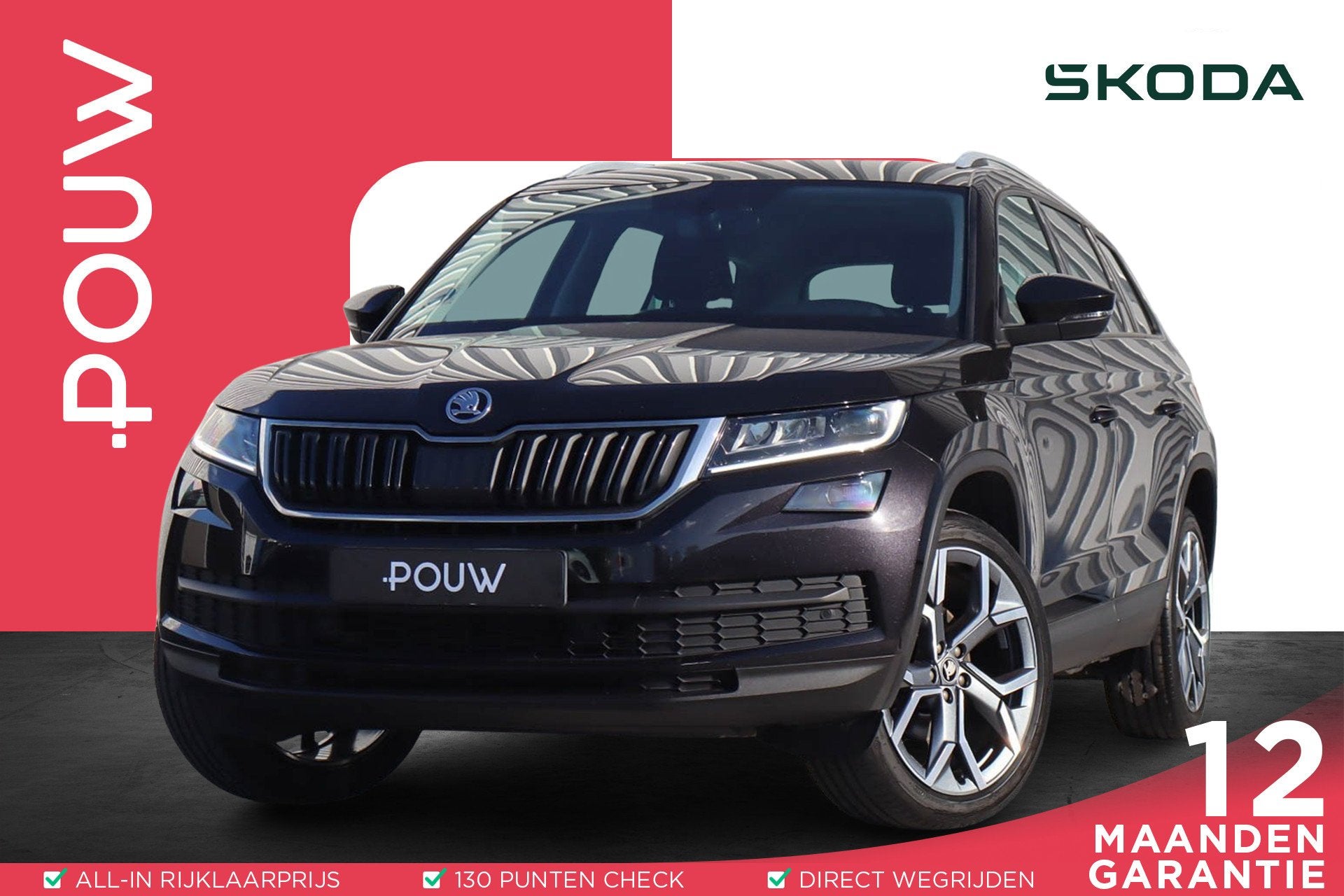 Skoda Kodiaq 1.5 TSI 150pk DSG Business Edition | Cruise Con, Auto's, 12 maanden, 4 cilinders, Zwart, Origineel Nederlands