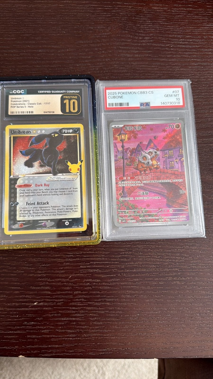 Diverse gegrade Pokémon slabs (PSA, CGC, Chinese), Ophalen, Zo goed als nieuw, Meerdere kaarten