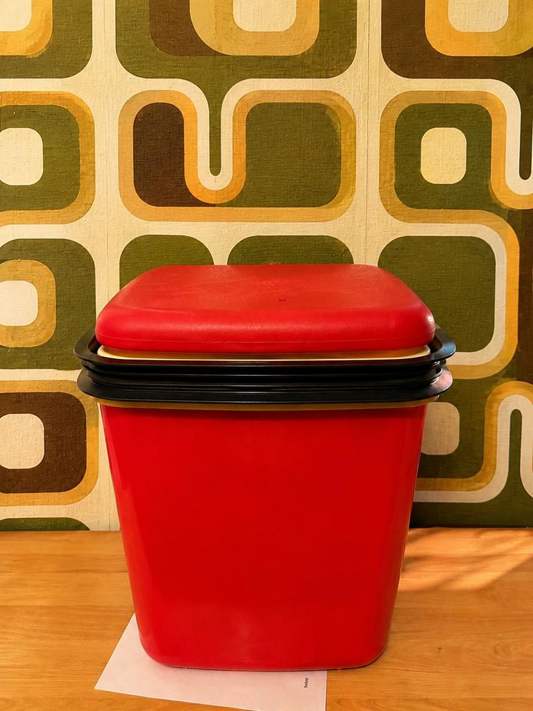 Retro Curver koelbox jaren 70/80 - Rood, Ophalen of Verzenden, Zo goed als nieuw
