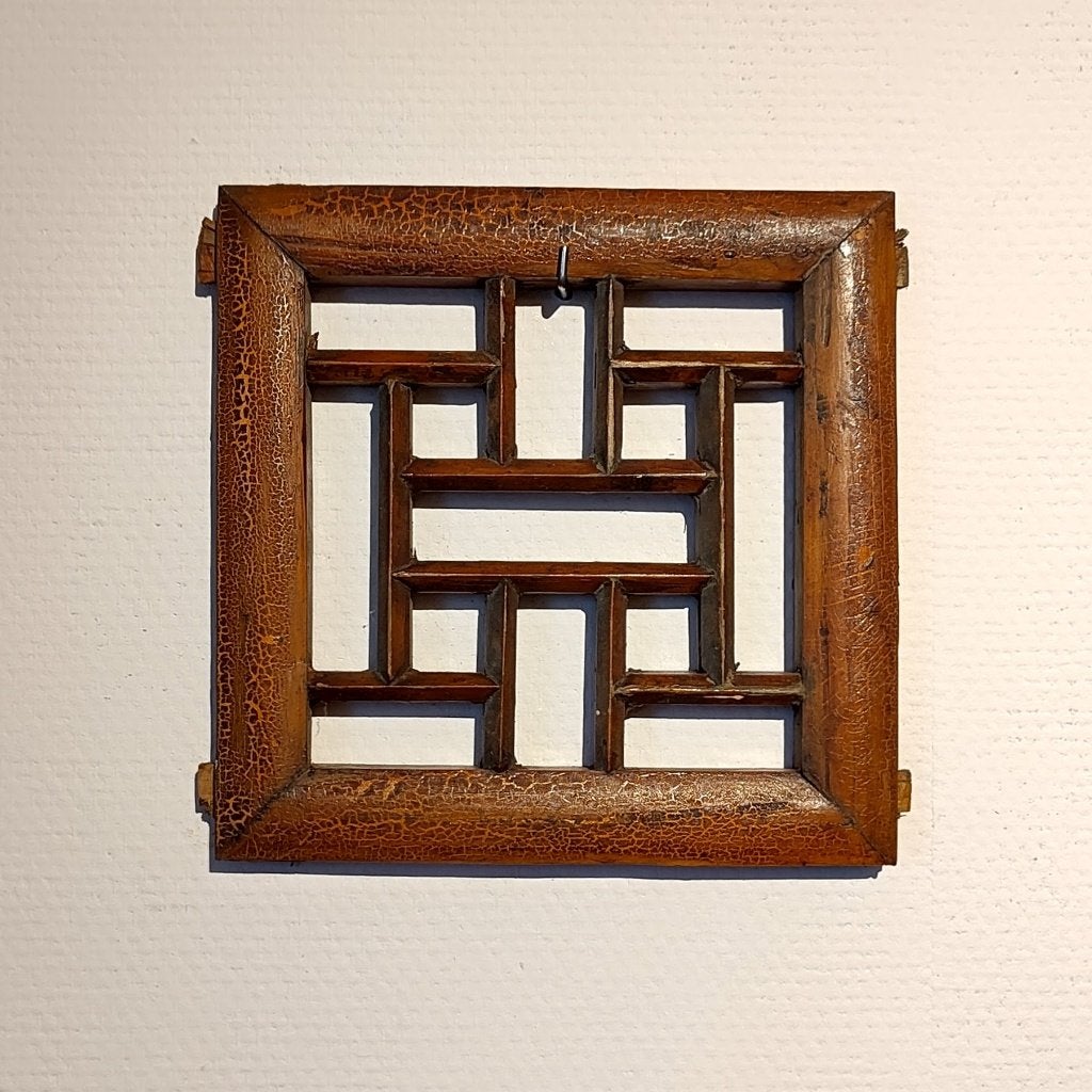 Antieke Chinese Decoratieve Paneeltjes, Hout, Gebruikt, Ophalen of Verzenden, Oosters