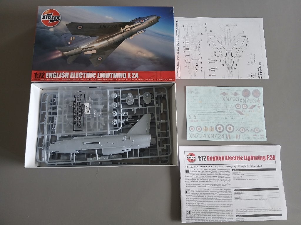 Airfix E.E.Lightning F2A 1:72, Hobby en Vrije tijd, Modelbouw | Vliegtuigen en Helikopters, Overige merken, 1:72 tot 1:144, Nieuw