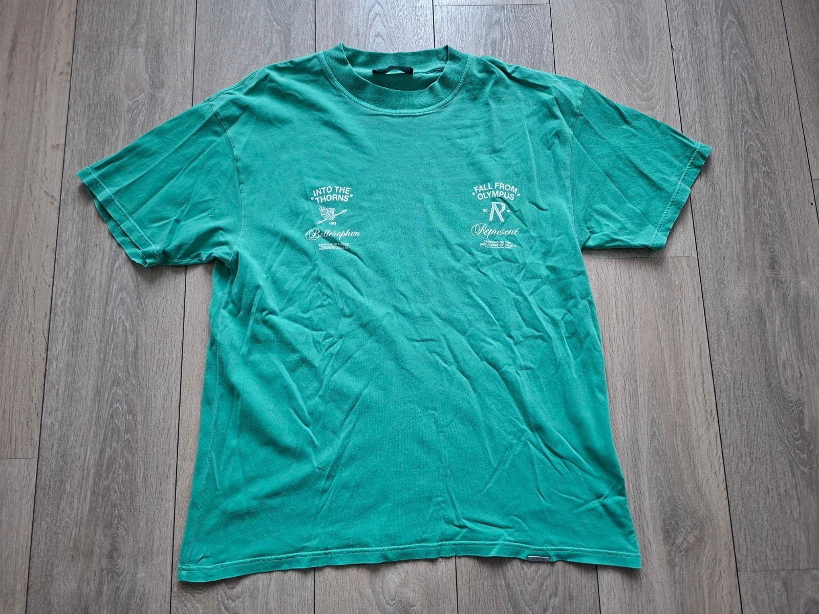 Mint groen Represent shirt - maat L, REPRESENT, Maat 48/50 (M), Ophalen of Verzenden, Zo goed als nieuw