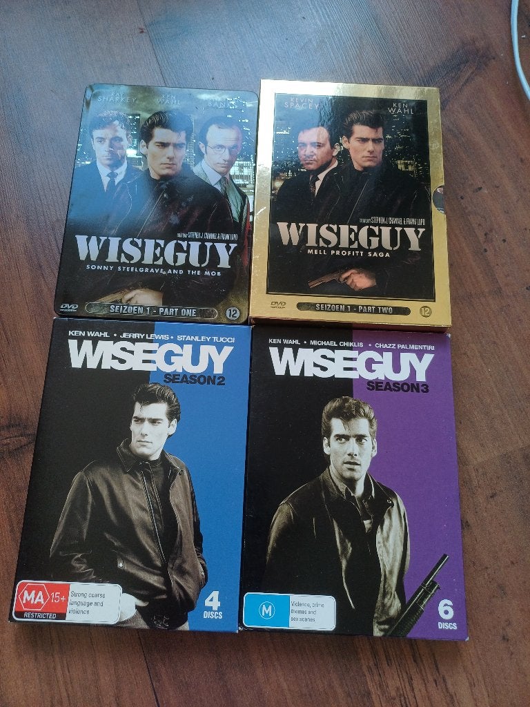 DVD Wiseguy seizoen 1 t/m 3, Vanaf 12 jaar, Ophalen of Verzenden, Gebruikt, Actie en Avontuur