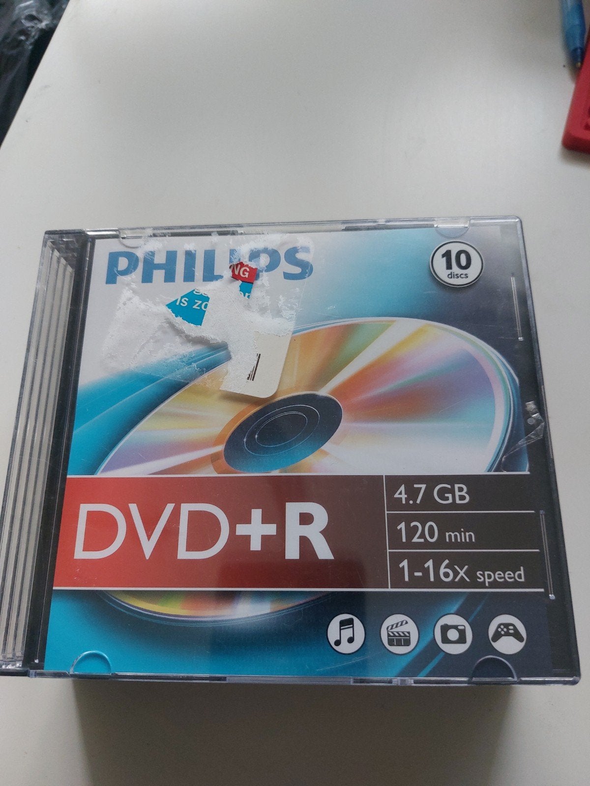 DVD+R philips nieuw, Ophalen of Verzenden, Nieuw, Dvd, Herschrijfbaar