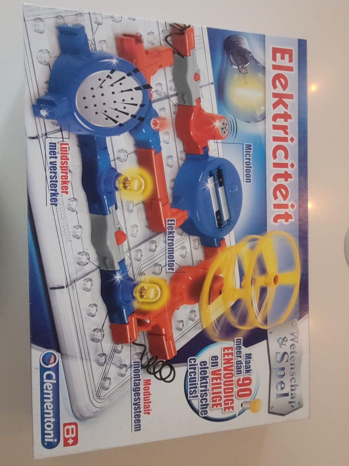 Clementoni Wetenschap & Spel Elektriciteit, Ophalen of Verzenden, Zo goed als nieuw, Elektronica, Met licht