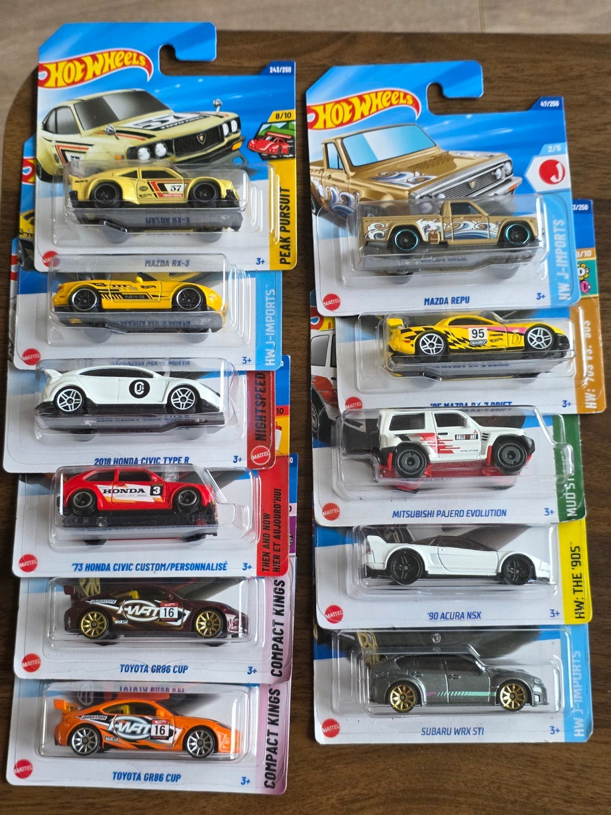 Hot Wheels J-Imports Collectie - 11 Japanse Modellen, Ophalen of Verzenden