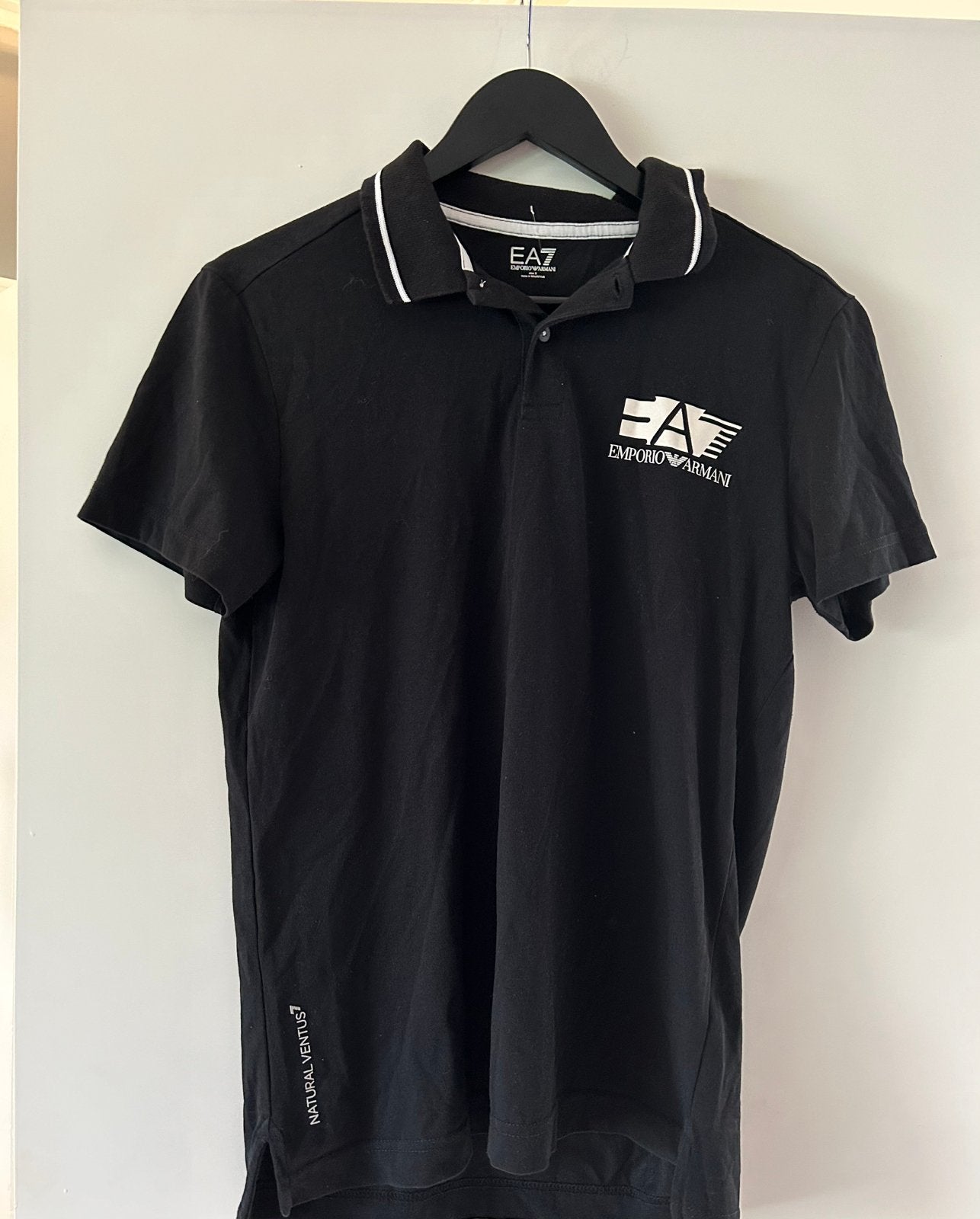EA7 heren polo, maat S, Ophalen of Verzenden, Nieuw, Maat 46 (S) of kleiner, Zwart
