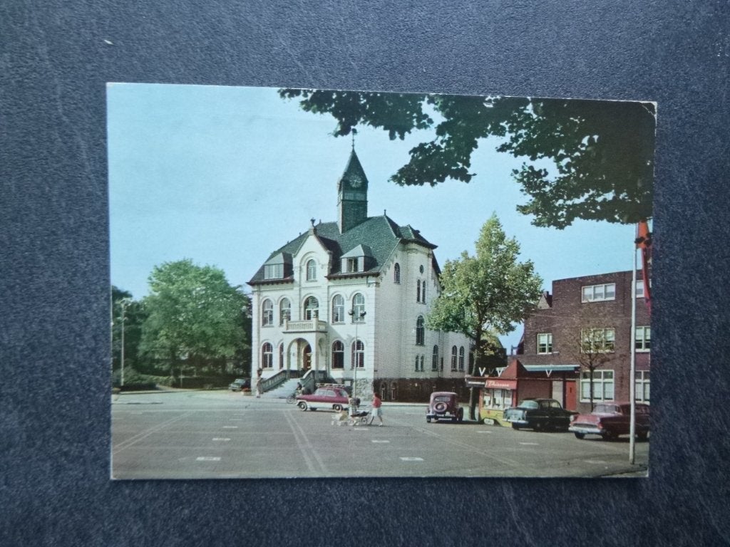 Brunssum, gemeentehuis/auto, Verzenden, 1980 tot heden, Gelopen, Limburg