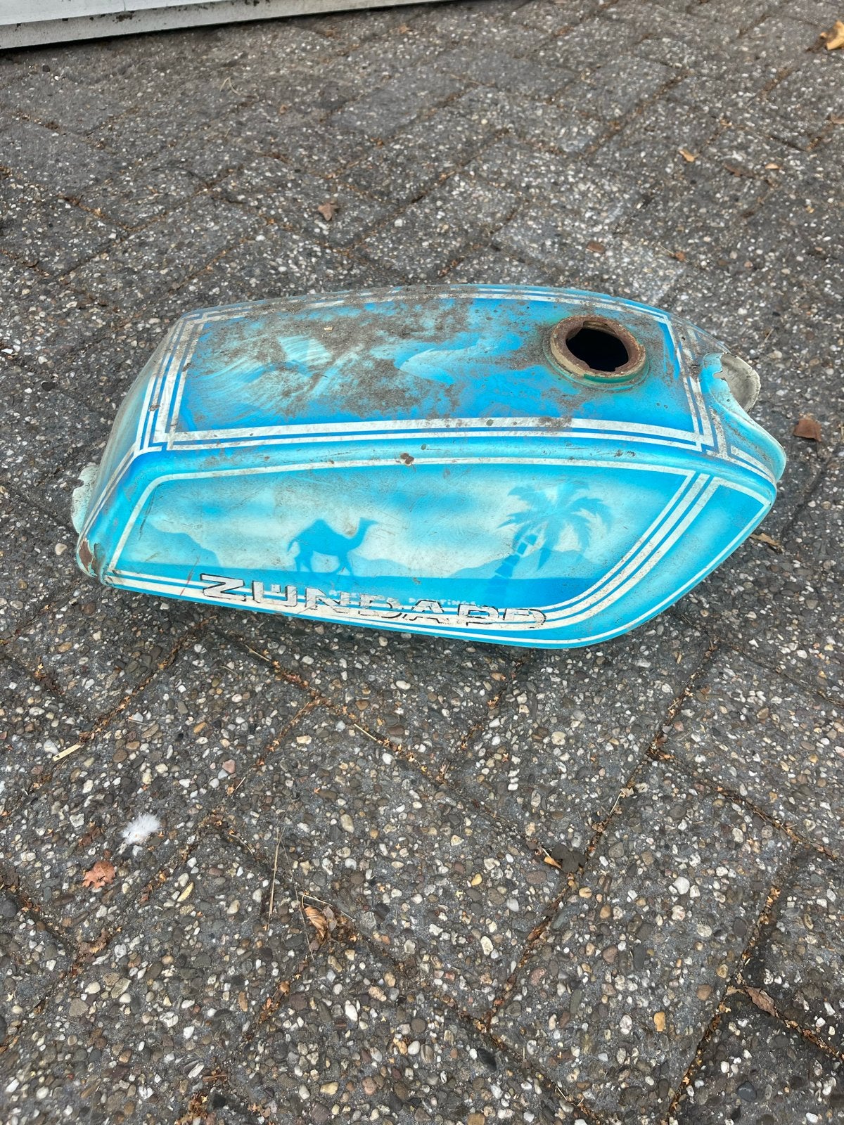 Zundapp tank - Vintage brommeronderdeel, Ophalen, Gebruikt, Tank