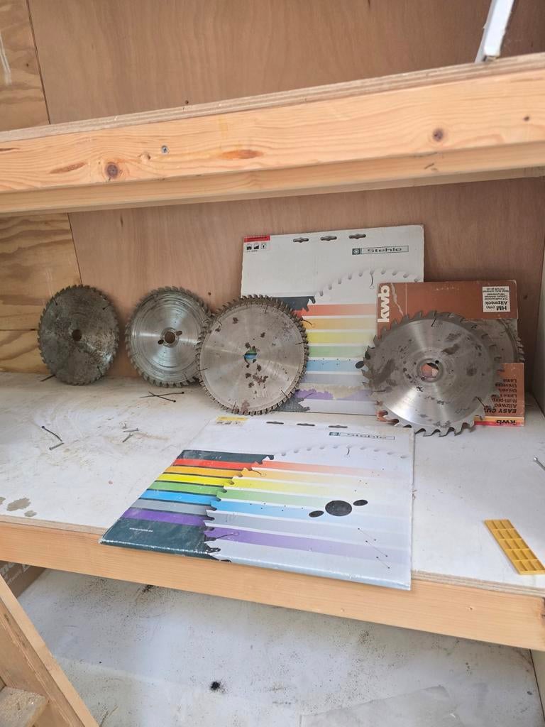 Diverse cirkelzaagbladen, Doe-het-zelf en Verbouw, Gereedschap | Zaagmachines, Ophalen of Verzenden