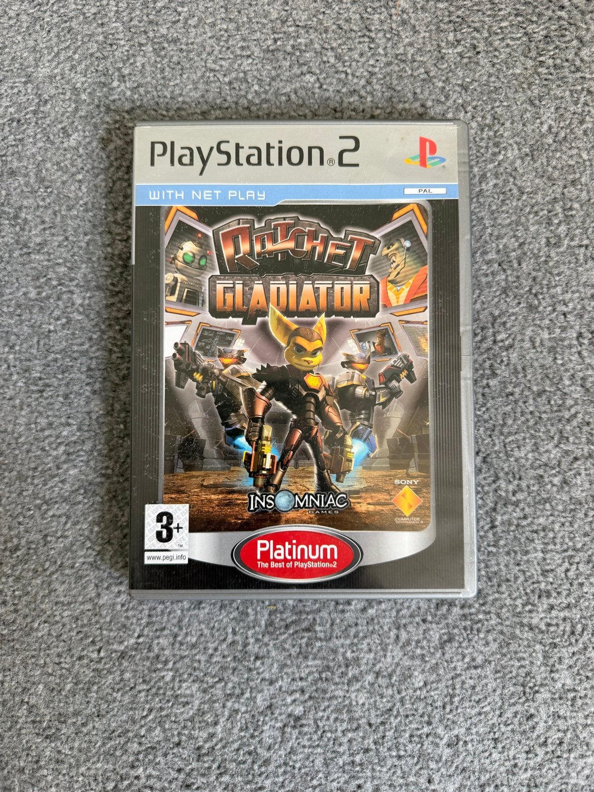 Ratchet Gladiator - PlayStation 2 (PS2) - Platinum Editie, Avontuur en Actie, Online, 1 speler, Ophalen of Verzenden