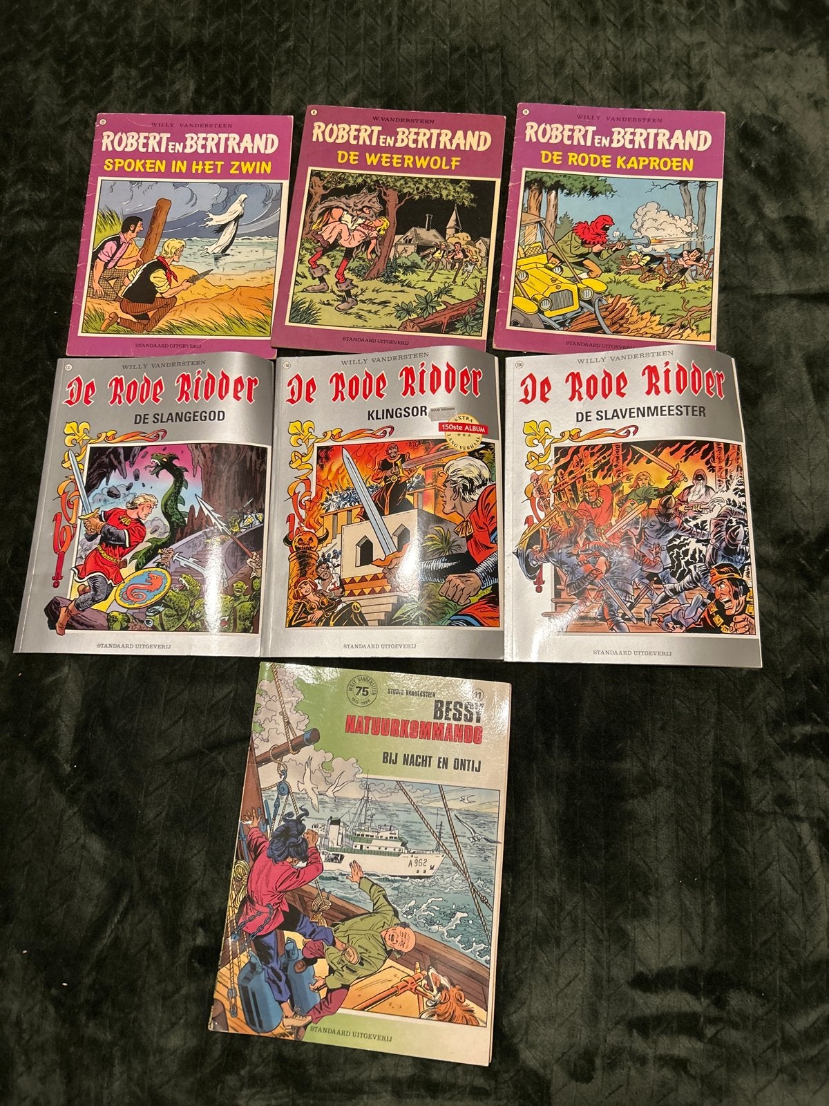 Stripboeken: Robert en Bertrand, De Rode Ridder, Bessy, Meerdere stripboeken, Ophalen, Gelezen