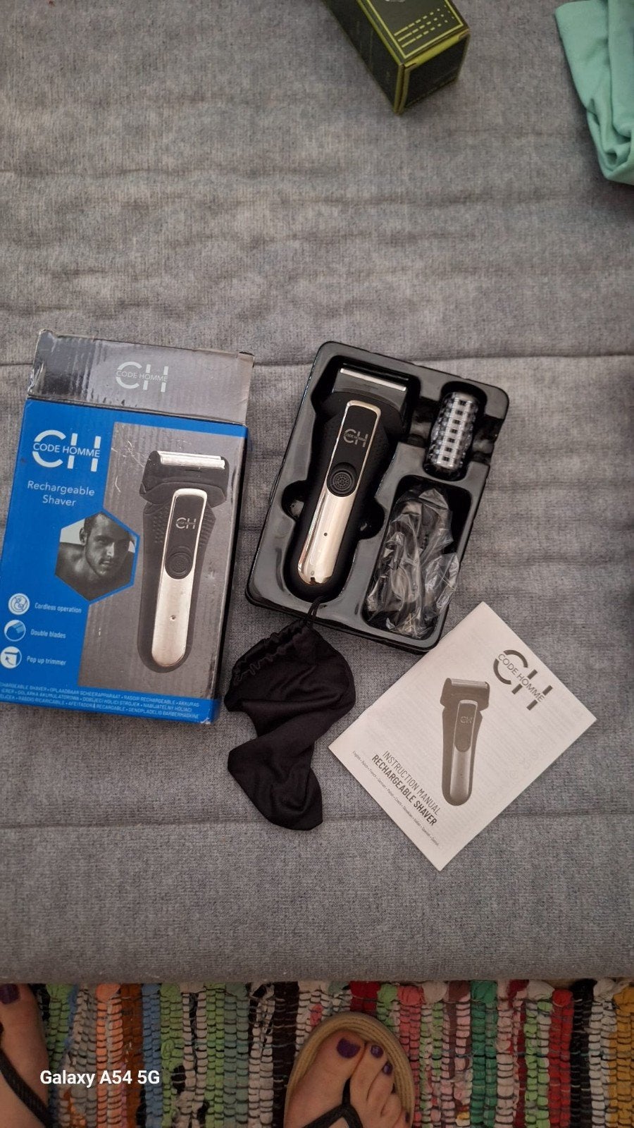 Code Homme Oplaadbaar Scheerapparaat - Nieuw in doos, Ophalen of Verzenden, Nieuw, Scheren en Epileren