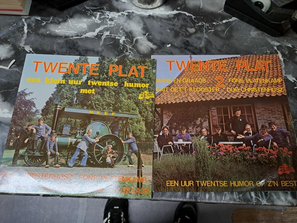 Twente plat, Cd's en Dvd's, Vinyl | Nederlandstalig, Ophalen of Verzenden, Zo goed als nieuw, Overige formaten, Levenslied of Smartlap