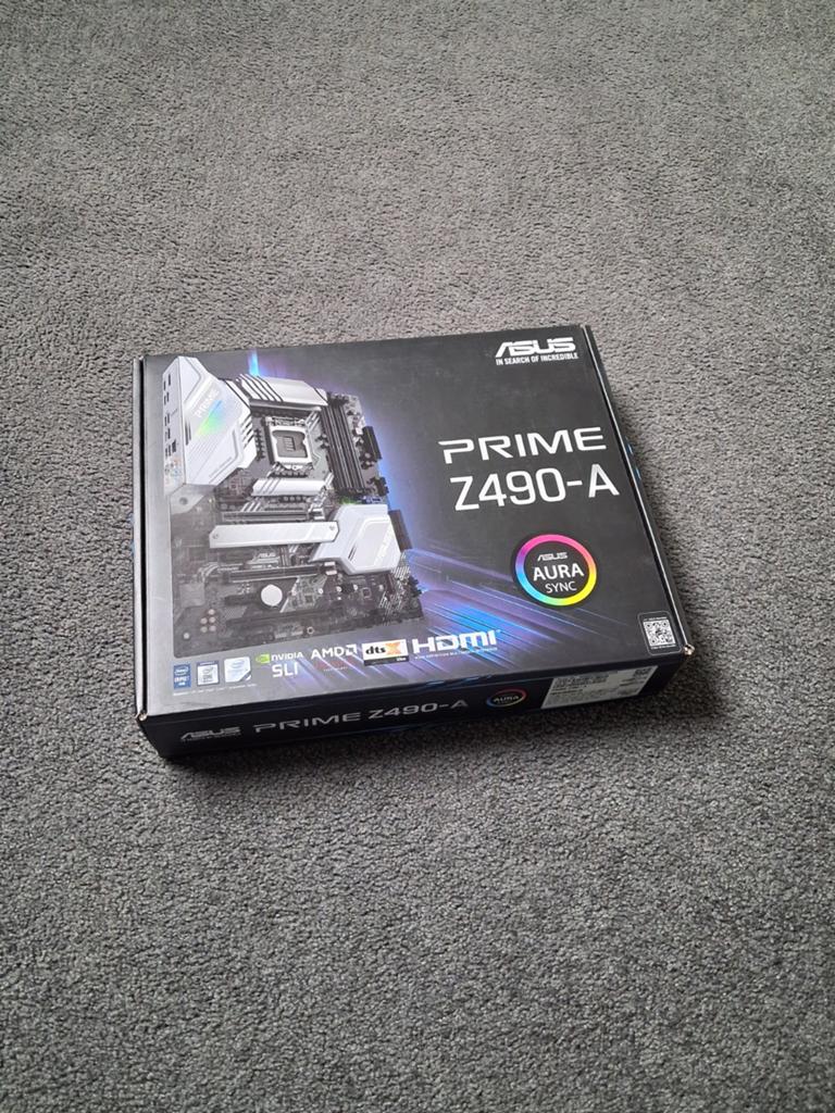 Moederbord asus prime Z490-A, Ophalen, DDR4, Zo goed als nieuw, Lga 1200