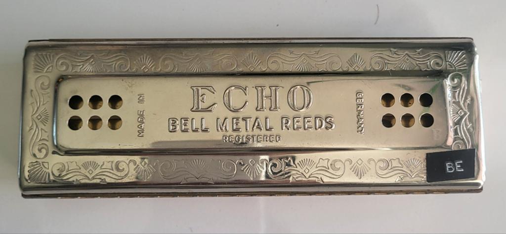 Te koop mooie vintage mondharmonica Hohner The Echo Harp, Ophalen of Verzenden, Zo goed als nieuw