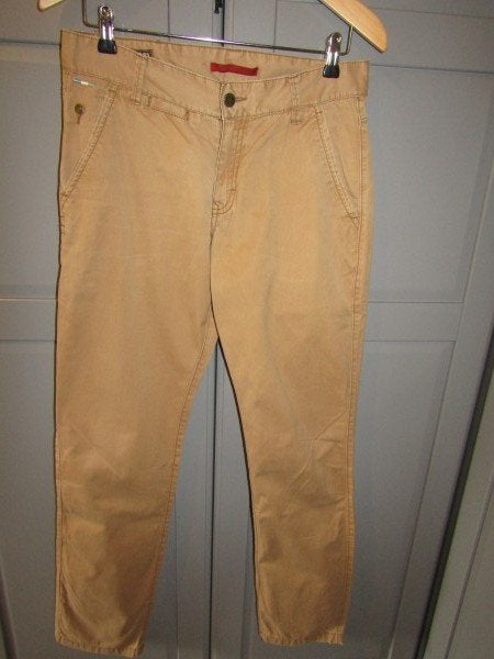 G963 Rivalry mt W32 L34 chino kaki beige camel, Kleding | Heren, Spijkerbroeken en Jeans, Overige kleuren, Verzenden, W32 (confectie 46) of kleiner
