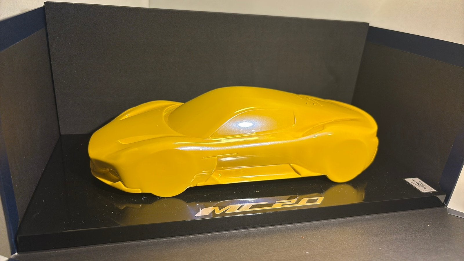 Maserati mc20 silhouette yellow BBR 1.18, Overige merken, Ophalen of Verzenden, A, A