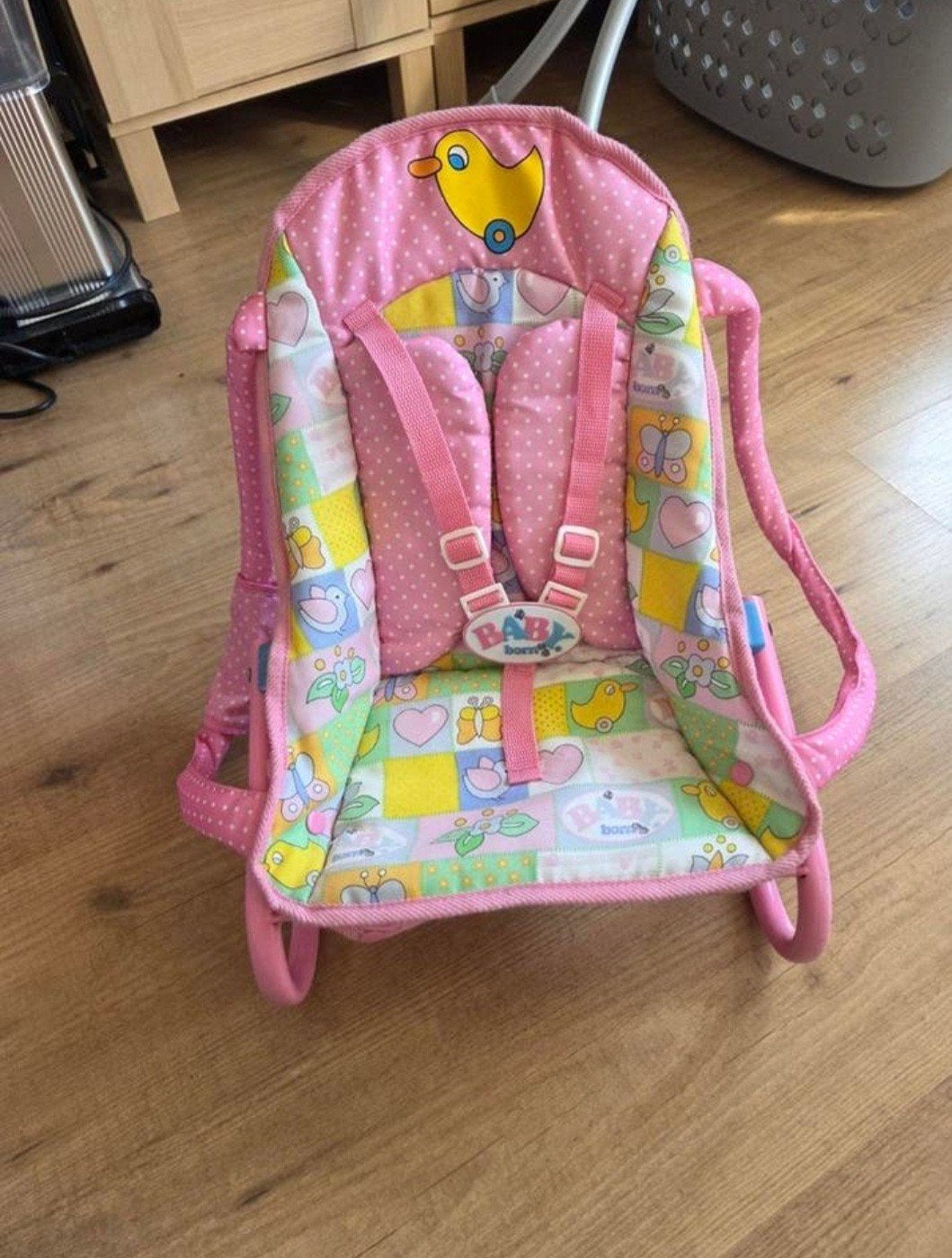 Baby Born poppenstoel/wipstoel roze, Ophalen, Gebruikt
