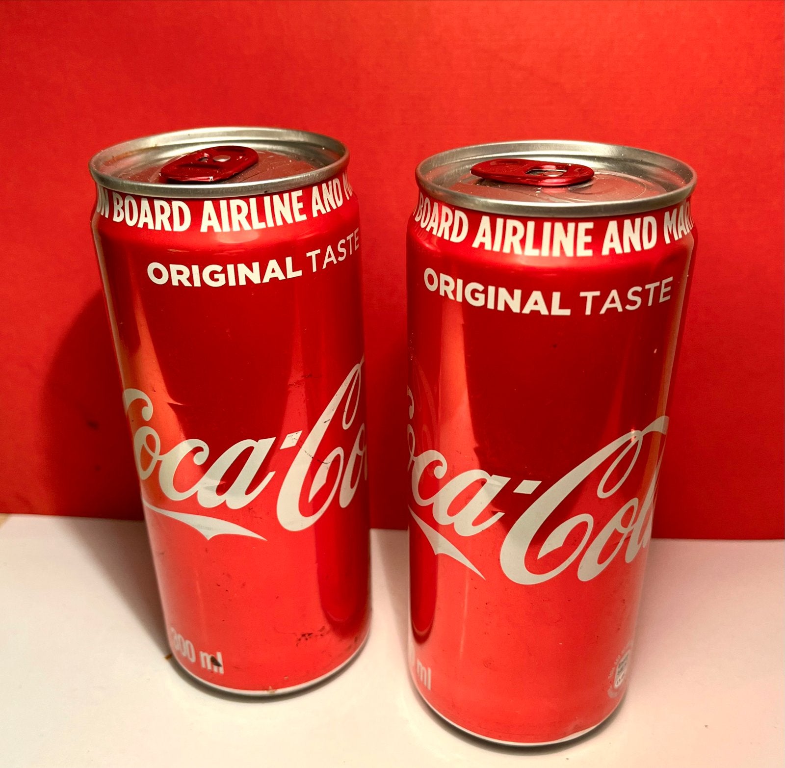 Coca-Cola blikjes - Origineel recept - Lucht/Scheepvaart, Verzenden, Nieuw